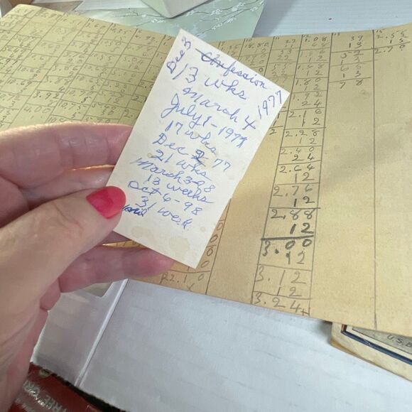 Vintage Ephemera Homer Mae’s clothing store measurements. - Picture 4 of 11